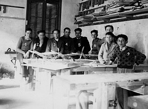 COLLEGE MODERNE LECLERC SIDI BEL ABBES ATELIERS BOIS 1930 LES ESSAIS